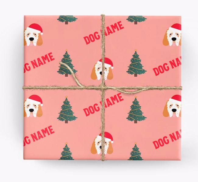 Icons & Trees: Personalized {breedFullName} Wrapping Paper